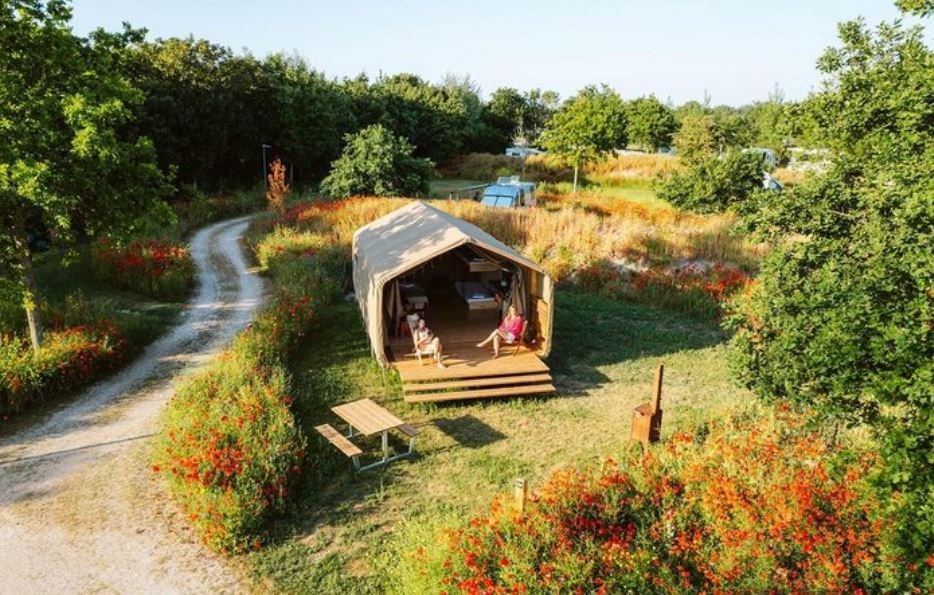 Glamping in een Wikkeltent met outdoor