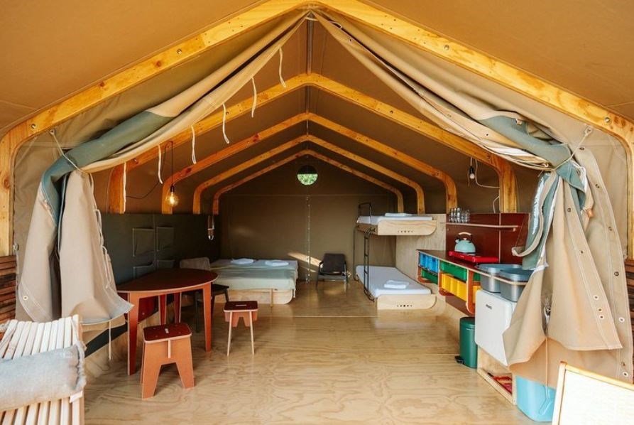 Glamping in een Wikkeltent met outdoor