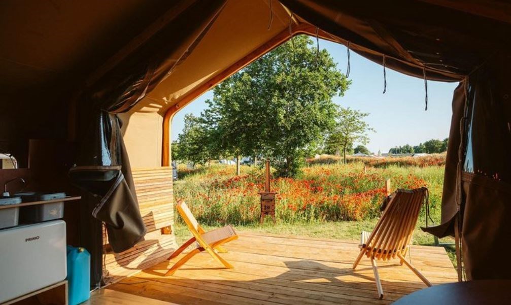 Glamping in een Wikkeltent met outdoor