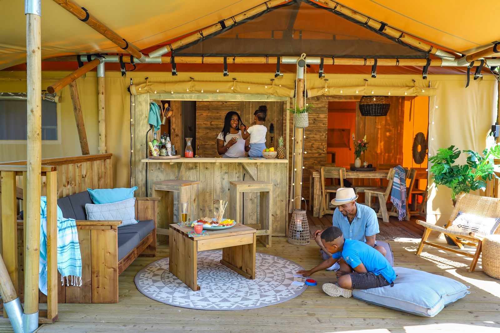 Luxe Glamping tent in een echt Italiaans dorp