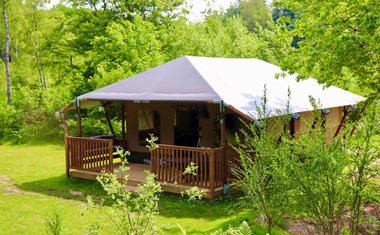 Safaritent voor 6 personen met badkamer in het mooie Denemarken Safaritent voor 6 personen met badkamer in het mooie Denemarken