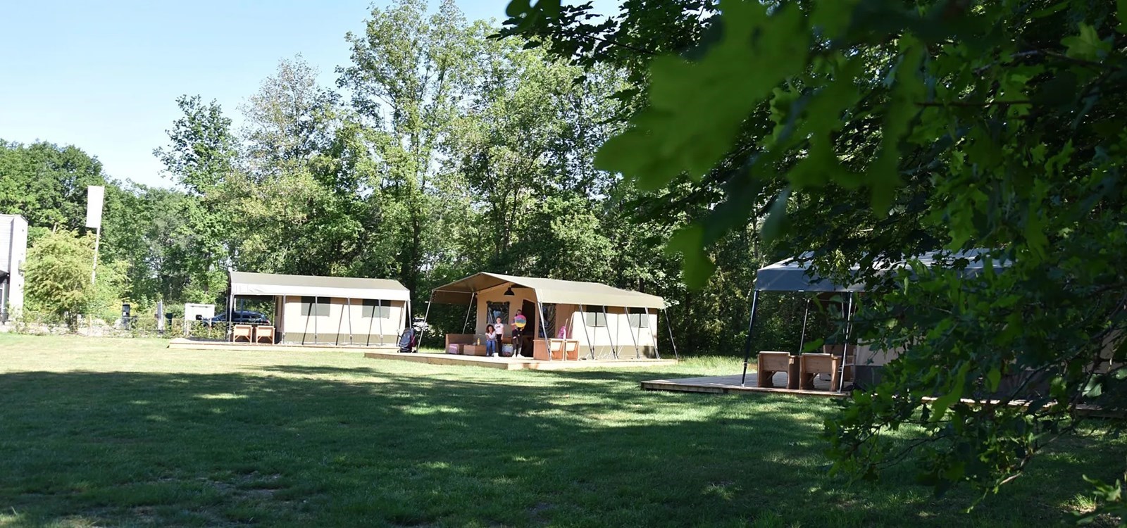 Glamping tent voor het hele gezin en huisdier
