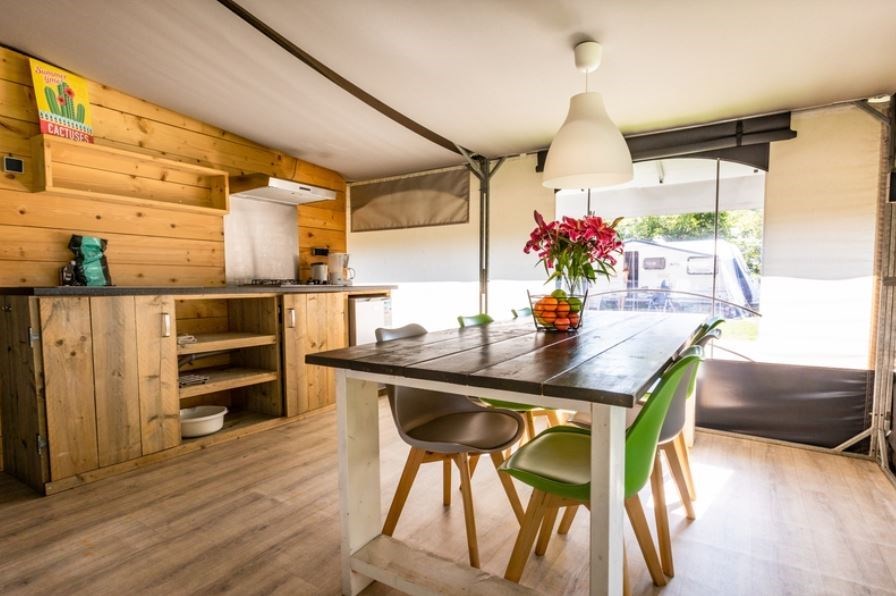 Glamping in een Tentvilla in Twente