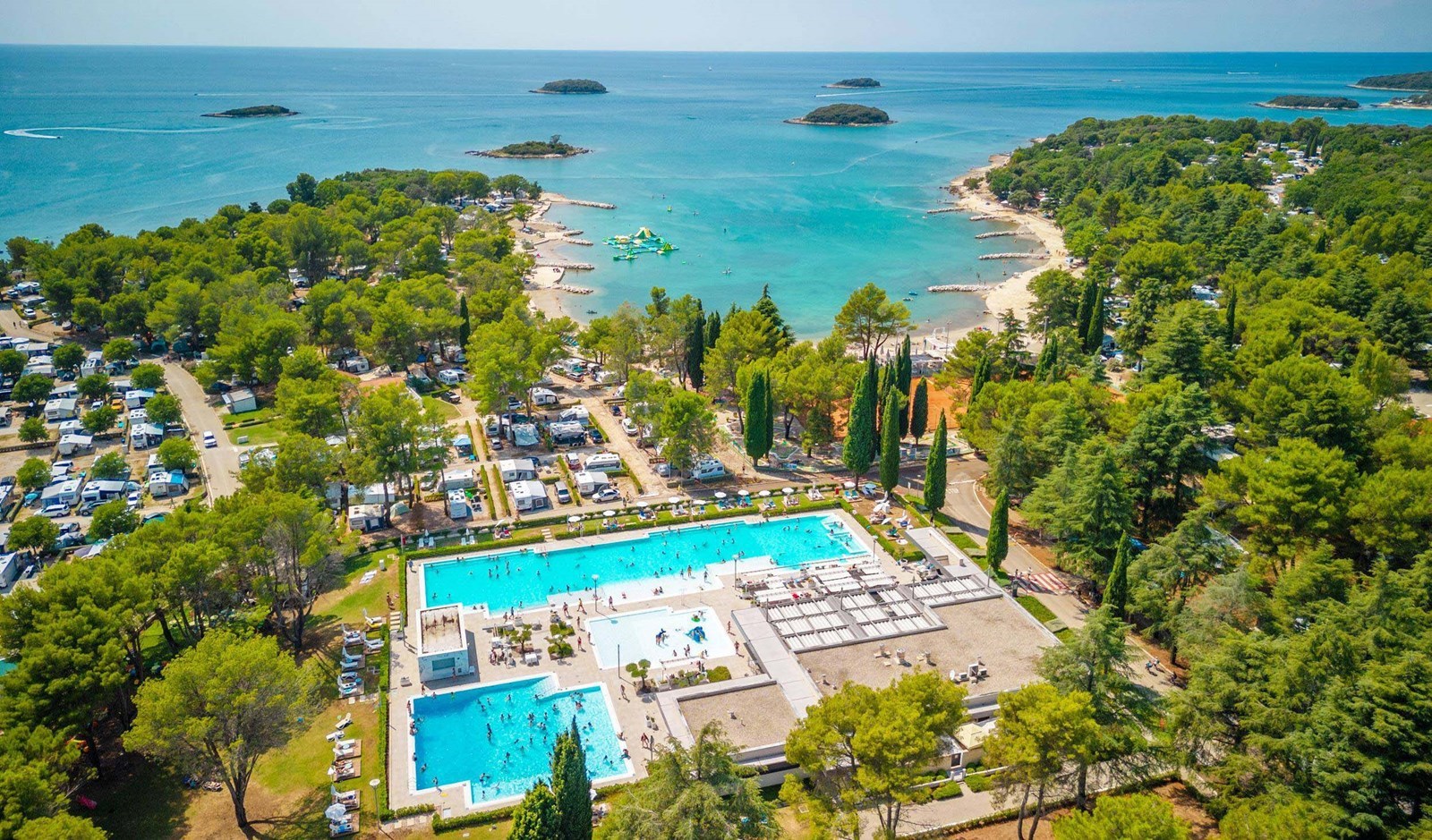 Safaritent met airco en badkamer in Kroatië