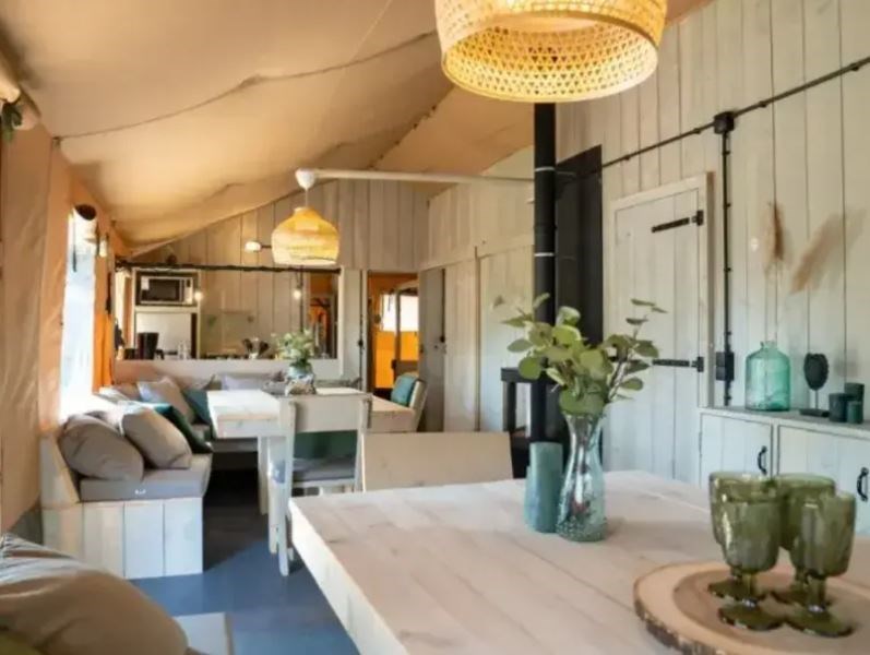 Glamping tent met privé hottub in de Achterhoek