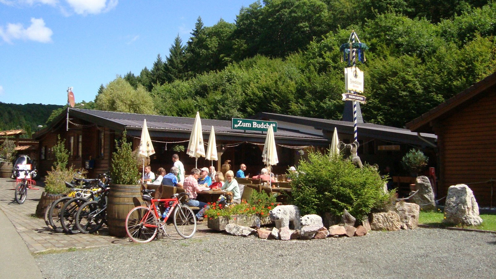 Safaritent met badkamer in Rheinland-Pfalz 