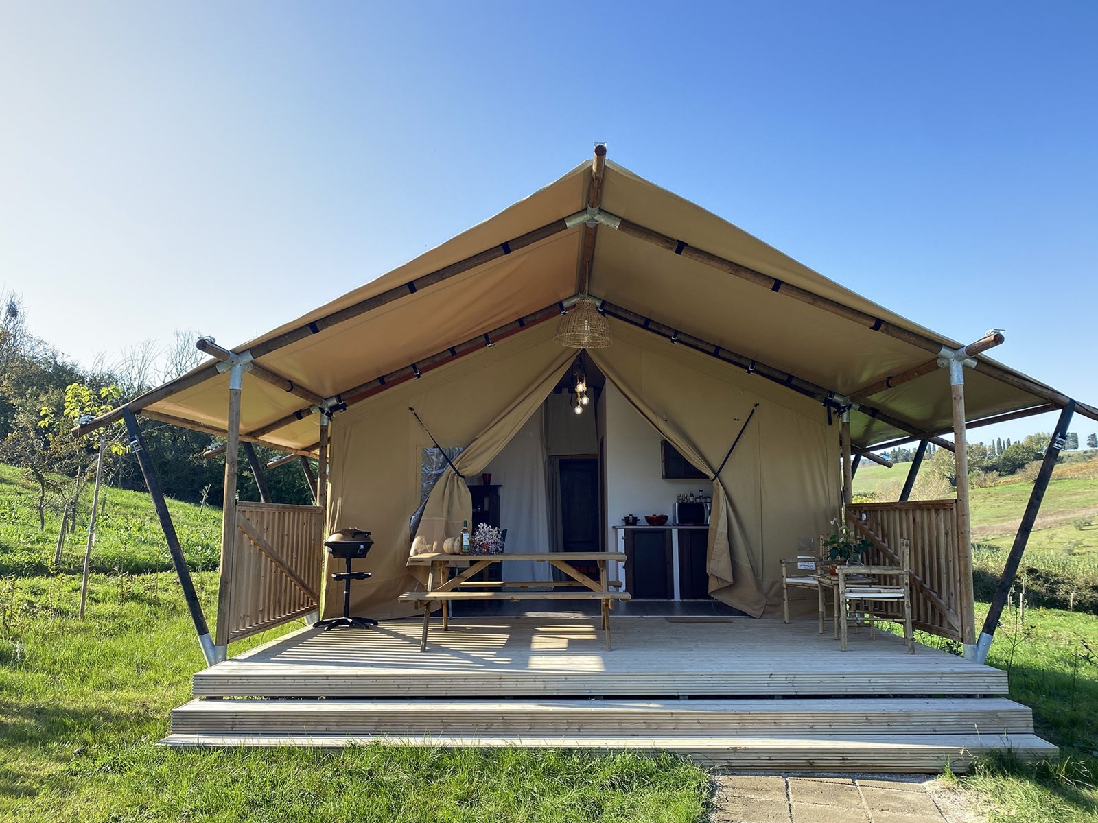 Glamping vakantie Toscane