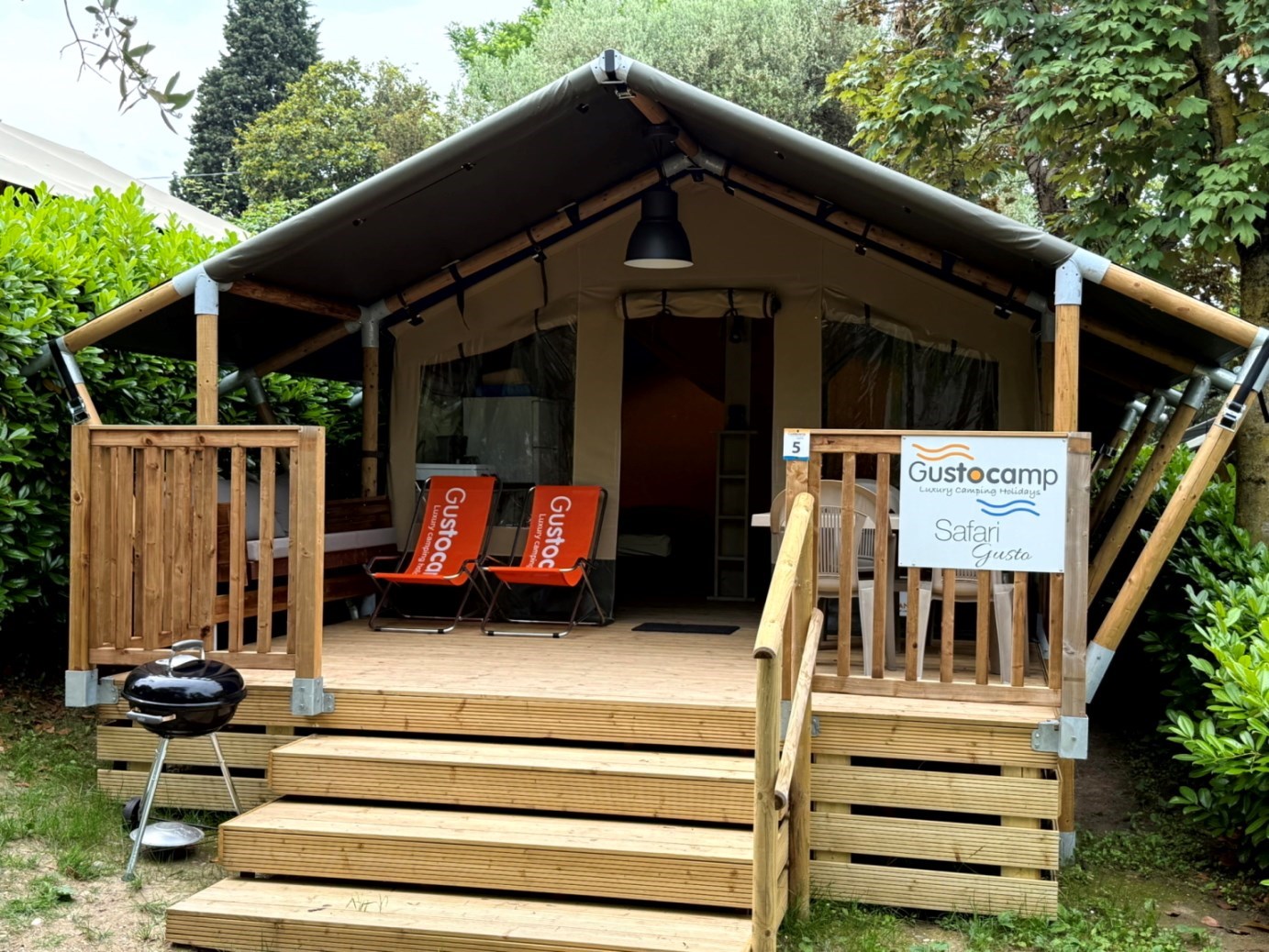 Safaritent Gardameer