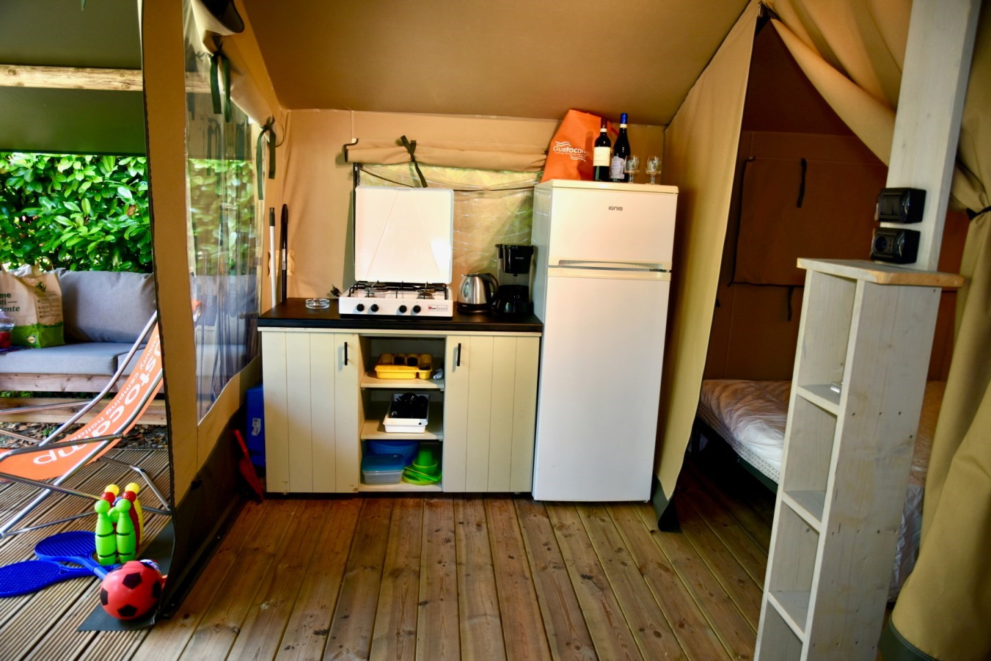 Safaritent Gardameer