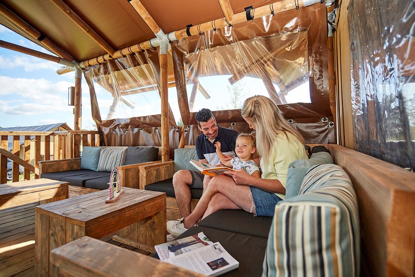 GlampingLodge met zicht op het water