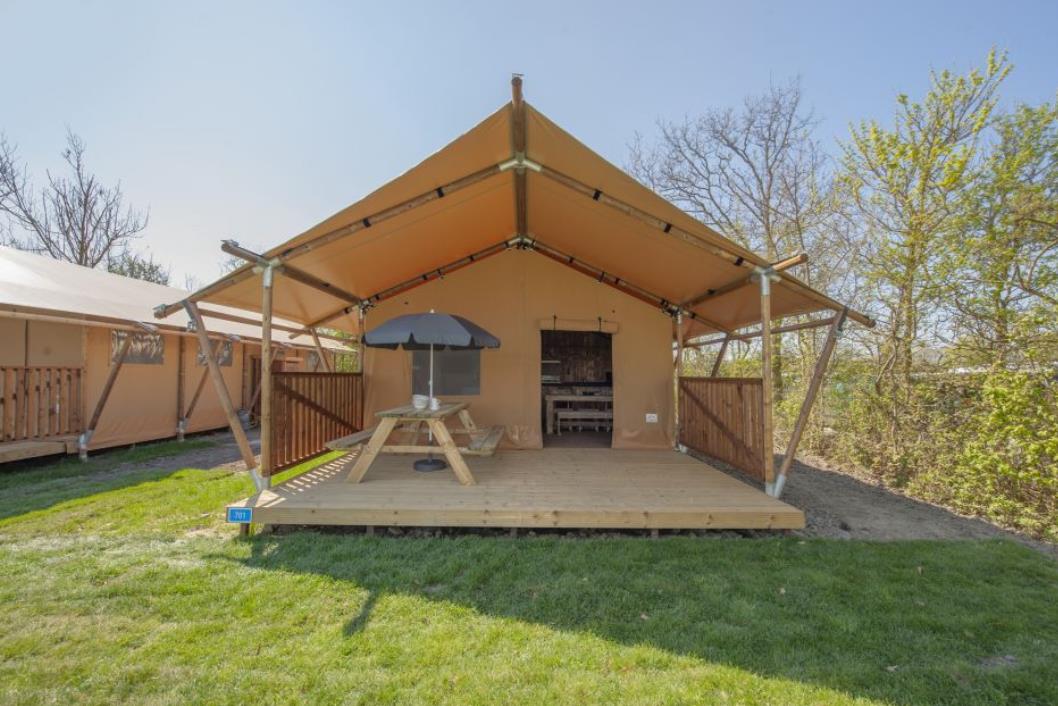 Safaritent op Hof Domburg