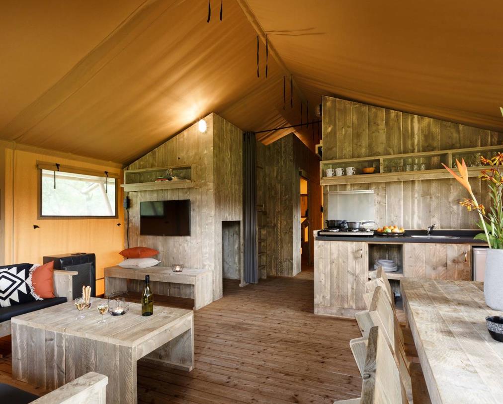 Glamping tussen wilde dieren