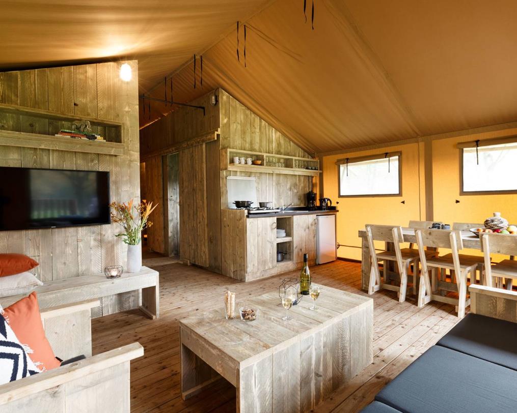 Glamping tussen wilde dieren
