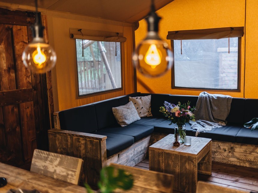 Glamping lodge aan de Vecht
