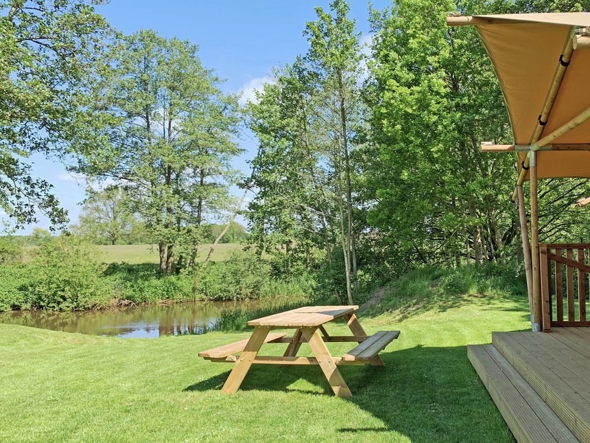 Glamping lodge aan de Vecht