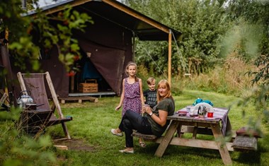Safaritent op de boerderij Safaritent op de boerderij