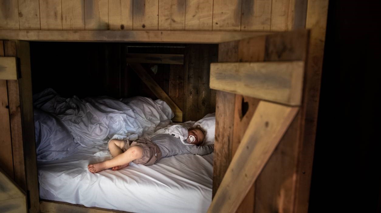 Safaritent op de boerderij