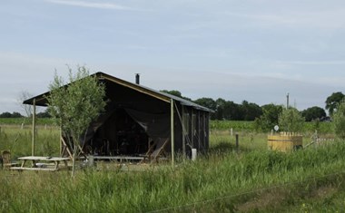 Safaritent op de boerderij Safaritent op de boerderij