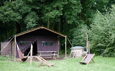 Safaritent op de boerderij Safaritent op de boerderij