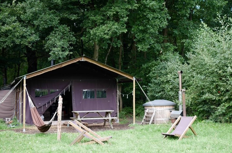 Safaritent op de boerderij Safaritent op de boerderij