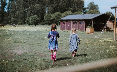 Safaritent op een boerderij Safaritent op een boerderij